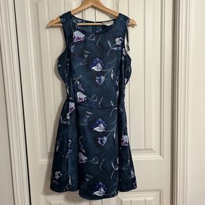 Silky Floral Dress